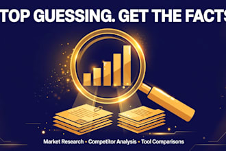 write a custom market research report for your business