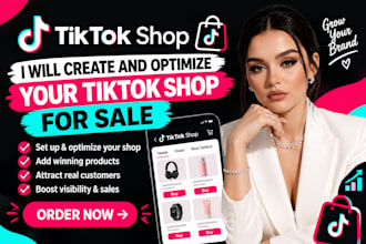 create and optimize your tiktok shop for sales