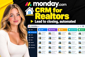 set up monday crm as your realtor crm and real estate crm
