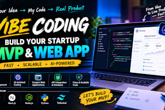 do vibe coding to build your startup mvp and web app