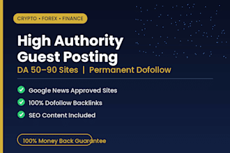 do authority crypto finance guest post on da 70 real sites