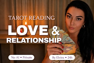 do an intuitive love and relationship tarot reading in 24 hours