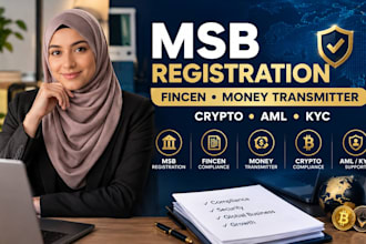 register msb, fincen, money transmitter, crypto, aml and kyc compliance