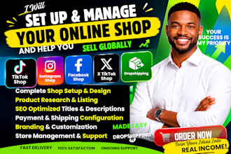 setup tiktok shop instagram shop facebook shop and pinterest shop tiktok ads
