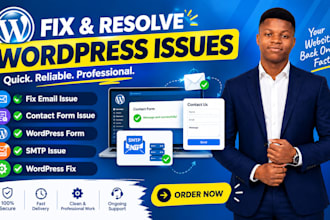 fix email issue, contact form issue, wordpress form, smtp issue, wordpress fix