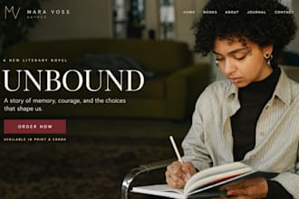 design squarespace author website book launch writer ebook publisher website