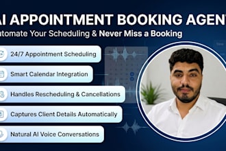 develop an ai voice agent for automated appointment booking