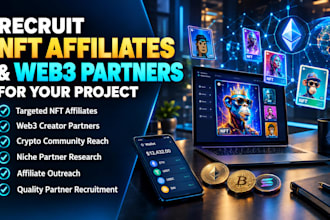 recruit nft affiliates and web3 partners for your project