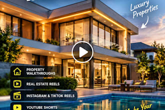 edit real estate videos, reels and property walkthroughs