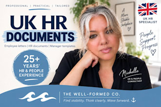 create UK HR documents and employee letters