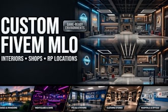 design custom fivem mlo interiors for gta rp servers gta rp servers for gta v