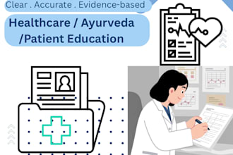 write medical and healthcare articles