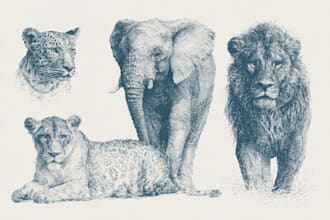 sketch your pet or animals