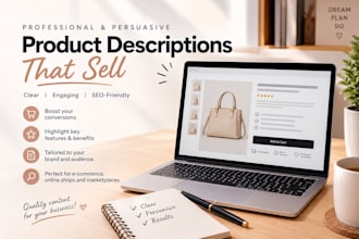 write engaging product descriptions