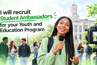 recruit student influencers for your youth and education program