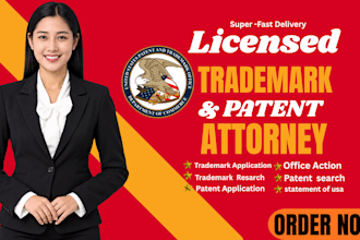 be patent attorney lawyer for utility patent filing design patent filing