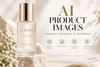 create ai product lifestyle images for amazon and shopify
