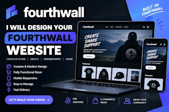 design fourth wall website redesign fourthwal merch optimize merch store