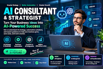be your ai consultant for custom ai strategy and automation