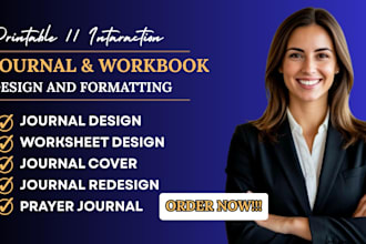 design and format custom digital journal prayer journal and planner in canva
