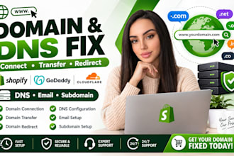 connect domain to shopify transfer godaddy domain base44 on domain dns