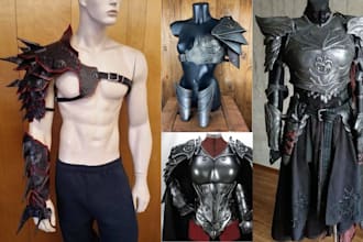 3d cosplay model cosplay armor creation 3d helmet model 3d shield for 3d print