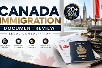 review your canada immigration documents and provide legal consultation