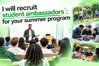 recruit student influencers for your summer program