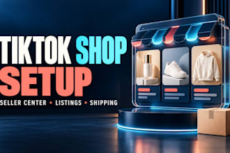 setup tiktok shop seller center, product listings and shopify sync