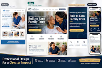 design compliance hipaa and ada home care wordpress and wix web design