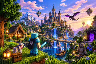 build custom minecraft castles, servers, mods and datapacks