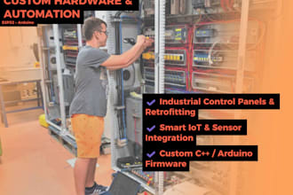 develop custom iot and hardware automation projects with esp32 and arduino