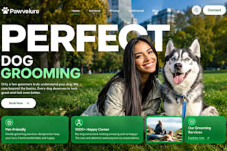 do pet care dog grooming dog spa website woocommerce wordpress wix store design