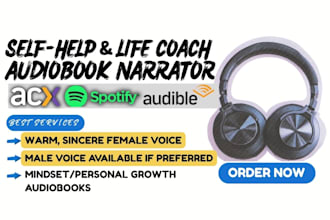 help life coaches narrate their self help and personal growth audiobook
