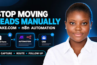 automate your lead capture and crm workflow with make or n8n