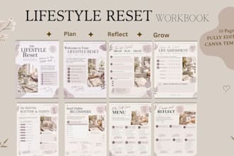design canva editable workbook and ebook templates
