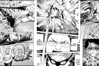 draw custom anime manga comic page nsfw manga illustration character art