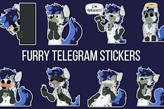 create furry stickers furry telegram stickers emotes in nsfw sfw