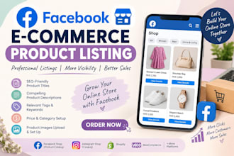do professional ecommerce product listing