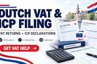 file dutch vat returns, icp declarations and provide vat compliance support