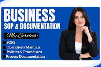 turn your business processes into professional sops and operations manuals