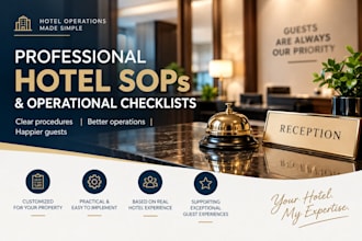 professional hotel sops and operational checklists