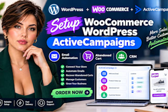 woocommerce wordpress activecampaigns, email automation, abandoned cart, crm
