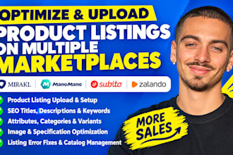 optimize upload product listings on mirakl manomano subito zalando marketplaces