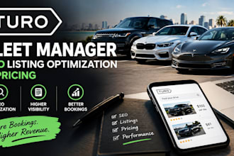 be your turo fleet manager for SEO listing optimization and pricing