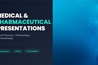 create professional medical and pharmaceutical powerpoint presentations