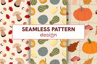 create unique seamless pattern for printing