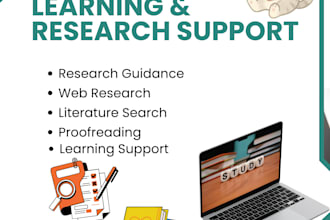 help with research, web research, and learning guidance