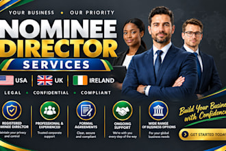provide professional UK USA ireland nominee director services