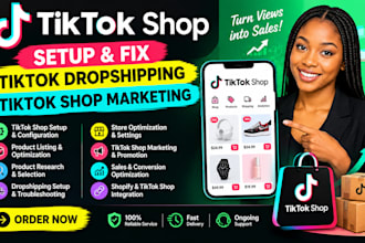 setup tiktok shop fix tiktok dropshipping tiktok shop marketing